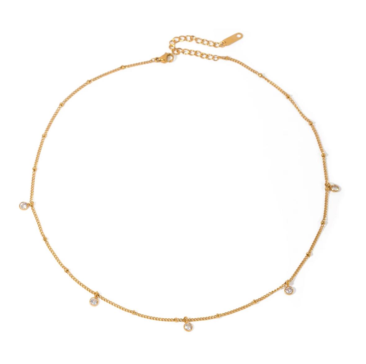 18k Gold Plated Lyra Necklace