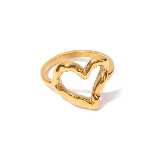 18k Gold Plated Leia Ring