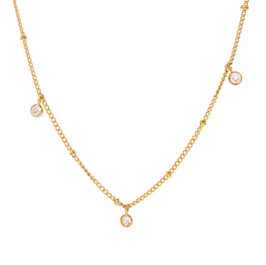 18k Gold Plated Lyra Necklace