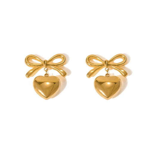 18k Gold Plated So This is Love Earrings